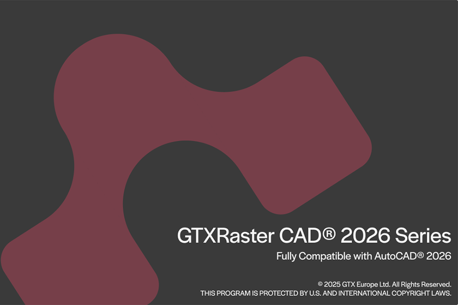 GTXRaster CAD 2026 for AutoCAD